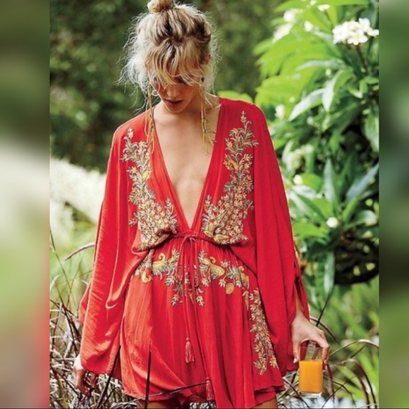 Free People Dresses & Skirts - NWT Free People Pretty Pineapple Dress Small